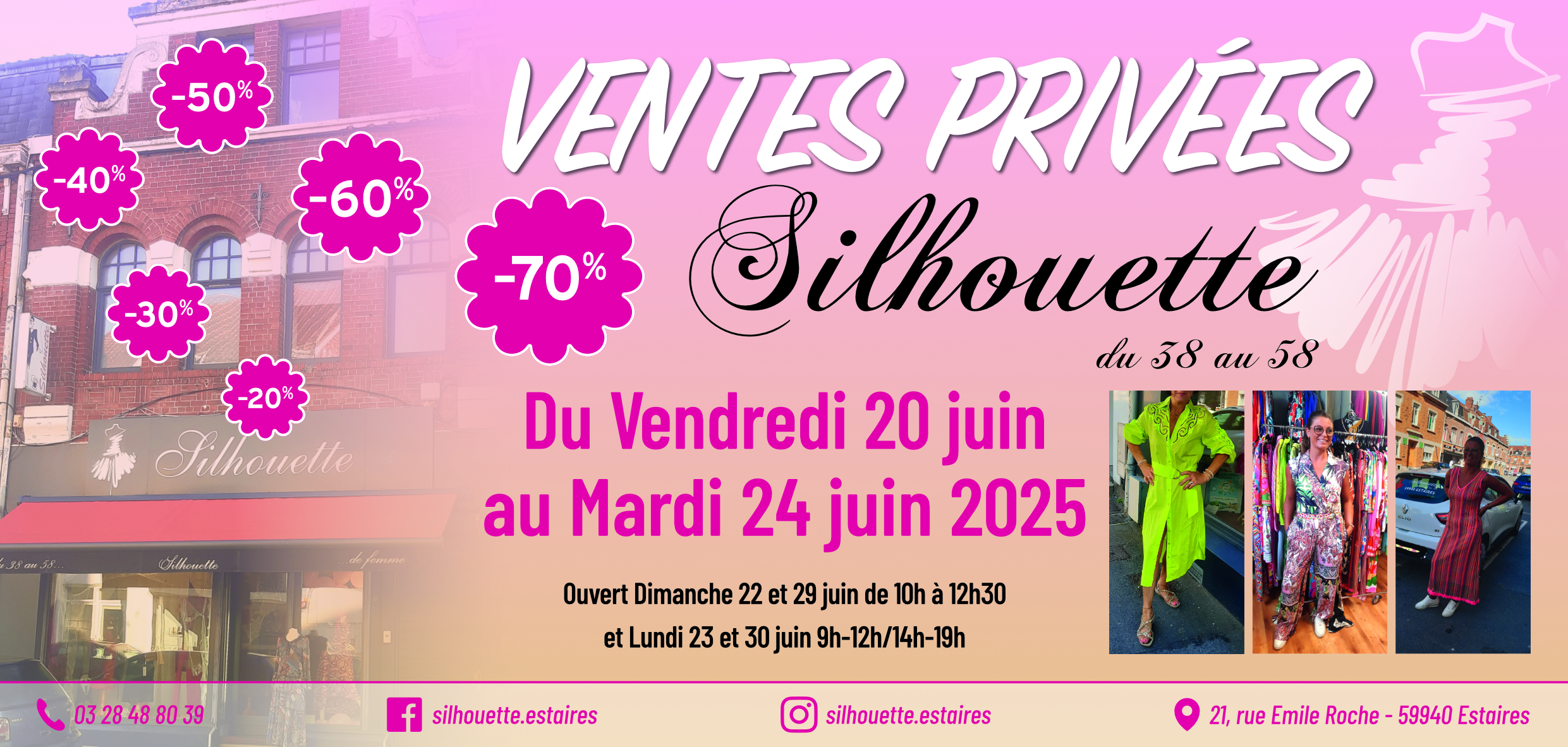 flyer-vente-privée-silhouette-estaires